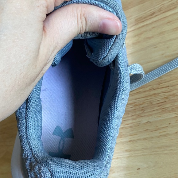 Under Armour Women’s Charcoal Knit Sneakers - Picture 6 of 10